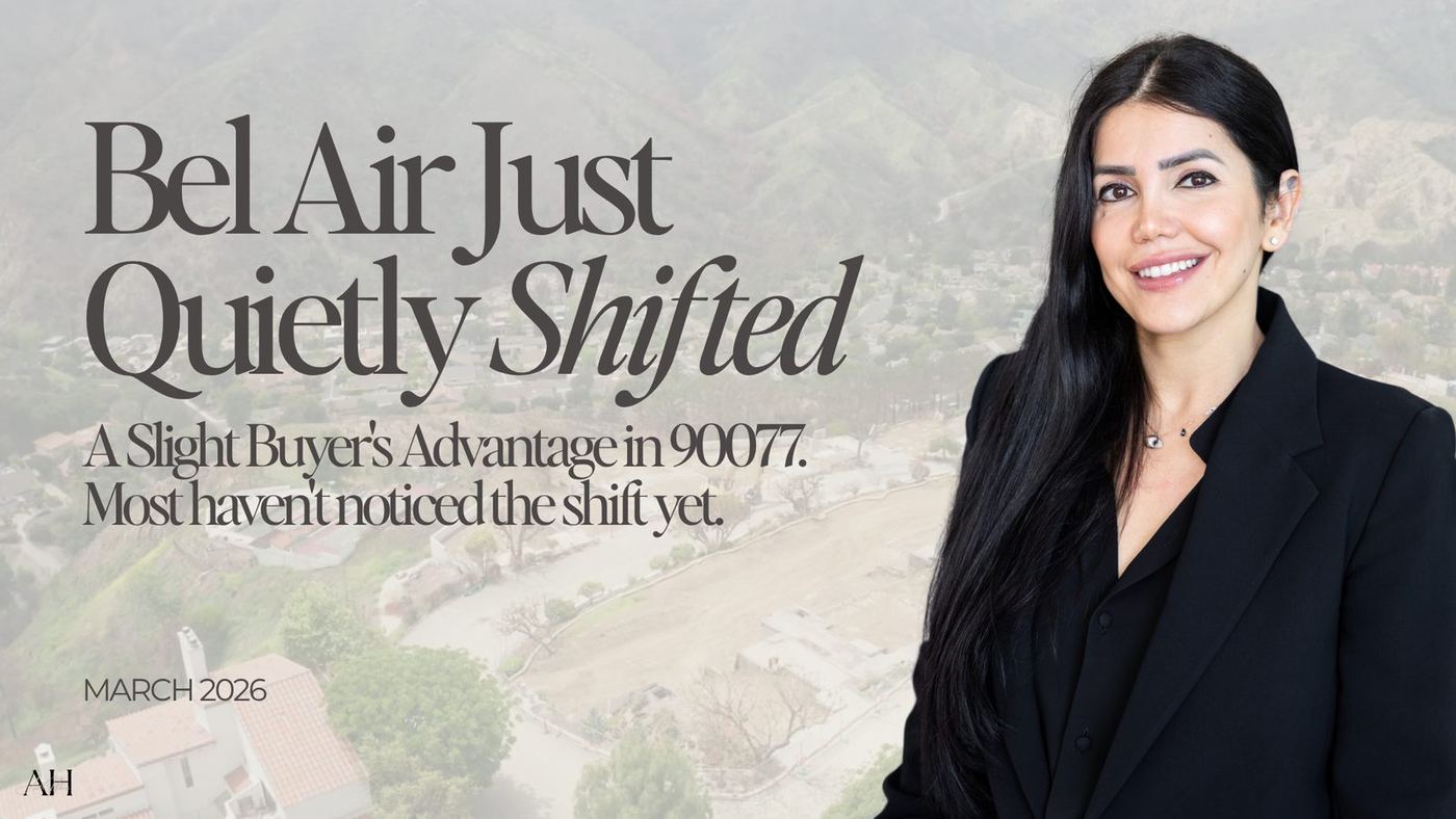 Bel Air real estate market report, March 2026, with Asal Almawy