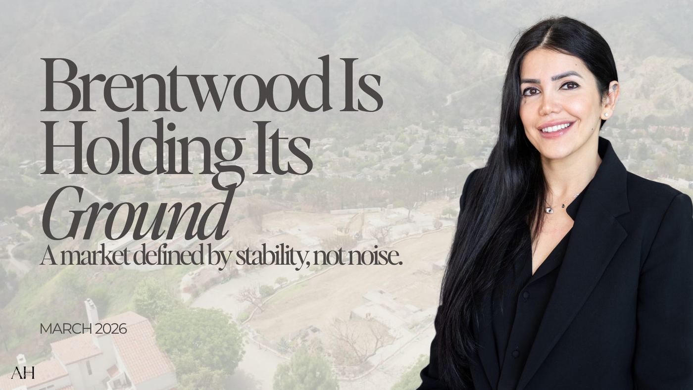 Brentwood real estate market report, March 2026, with Asal Almawy